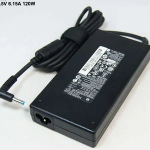 120W Hp Laptop Ac Adapter / Charger 19.5V 6.15A 4.5*3.0mm (Blue Pin)
